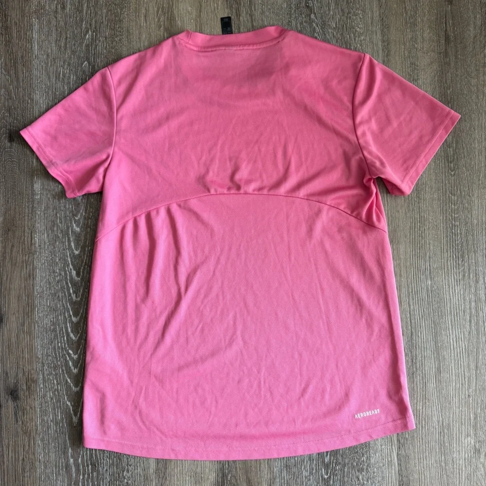 Adidas Pink Short Sleeve Tee - Picture 2 of 4